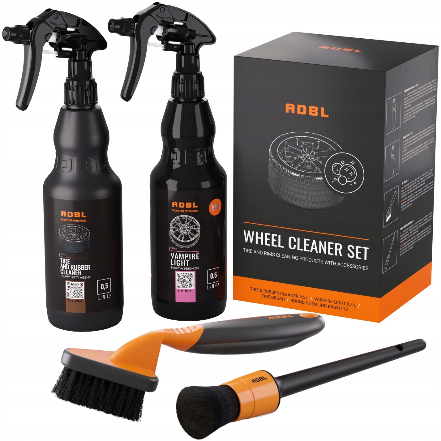 

Adbl Wheel Cleaner Set Zestaw Do Mycia Opon I Felg