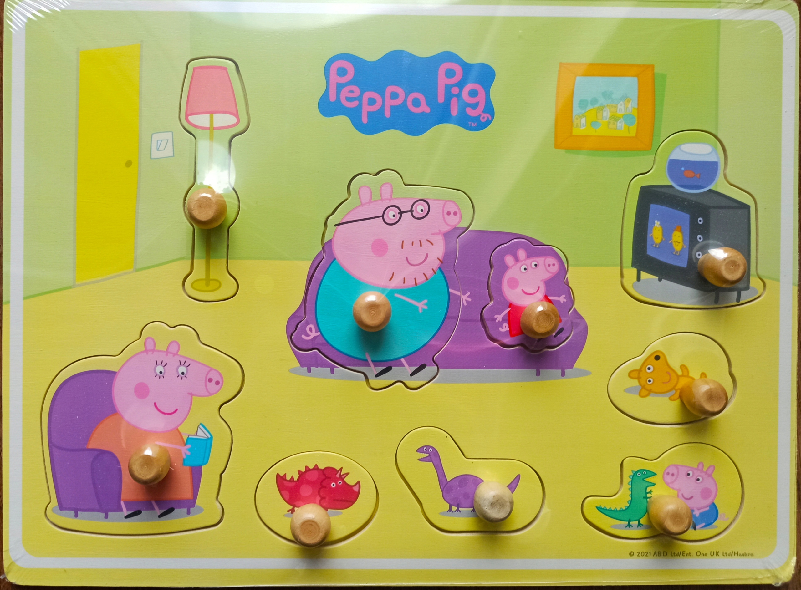 

Świnka Peppa Pepa Pig Układanka Drewniana Puzzle