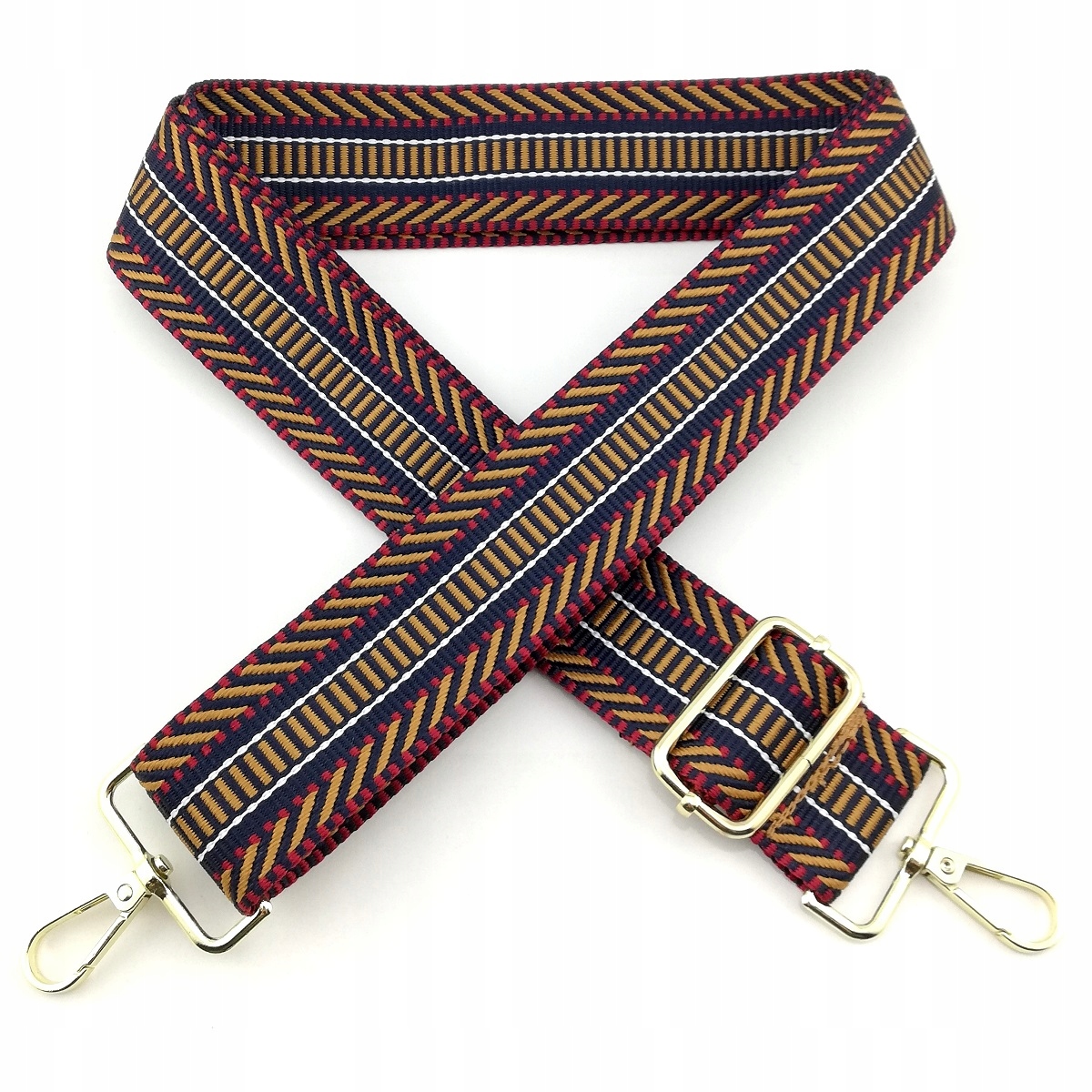 Pasek do torebki torby regulowany szeroki damski długi parciany kolorowy