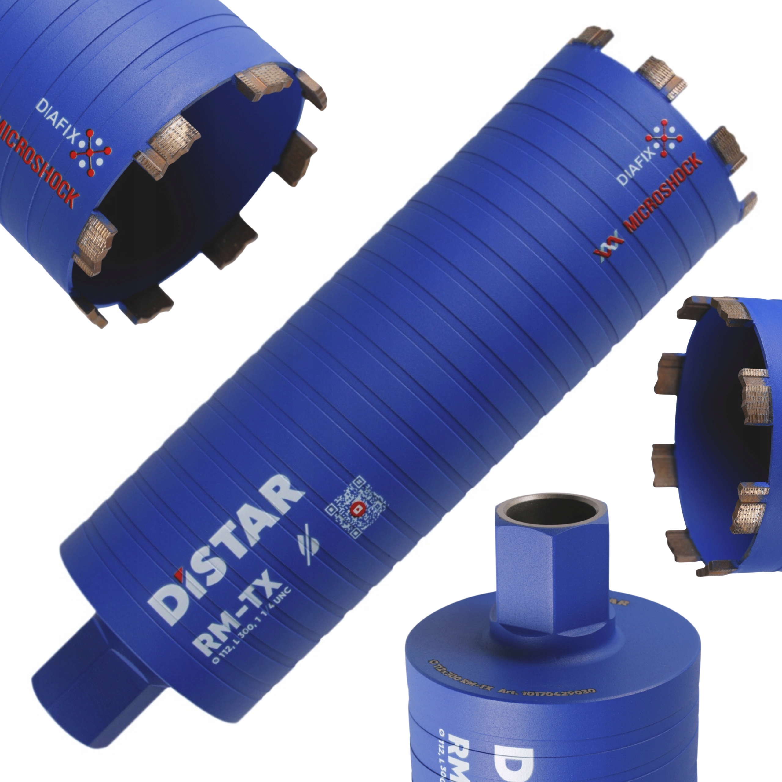 Koronka Diamentowa Do Betonu Na Sucho Distar Rm-tx 1 1/4 Unc 300x 112mm