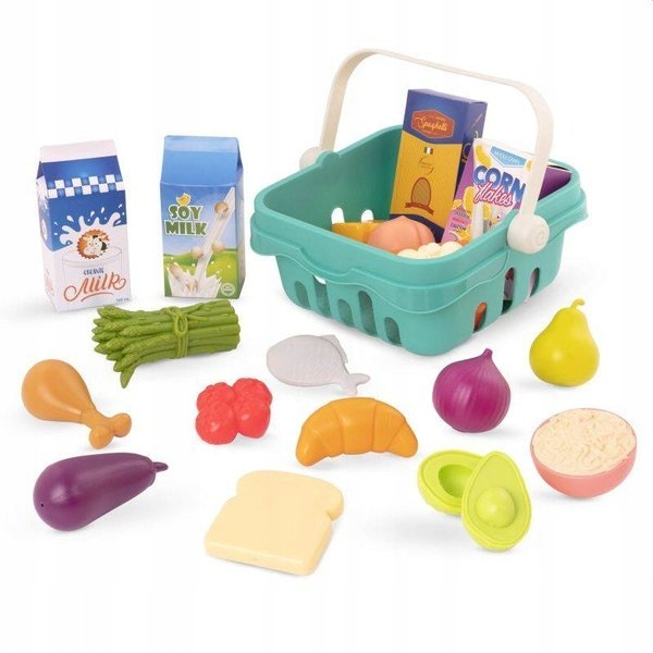 

Koszyk zakupowy z artykułami spożywczymi B.Toys 2+