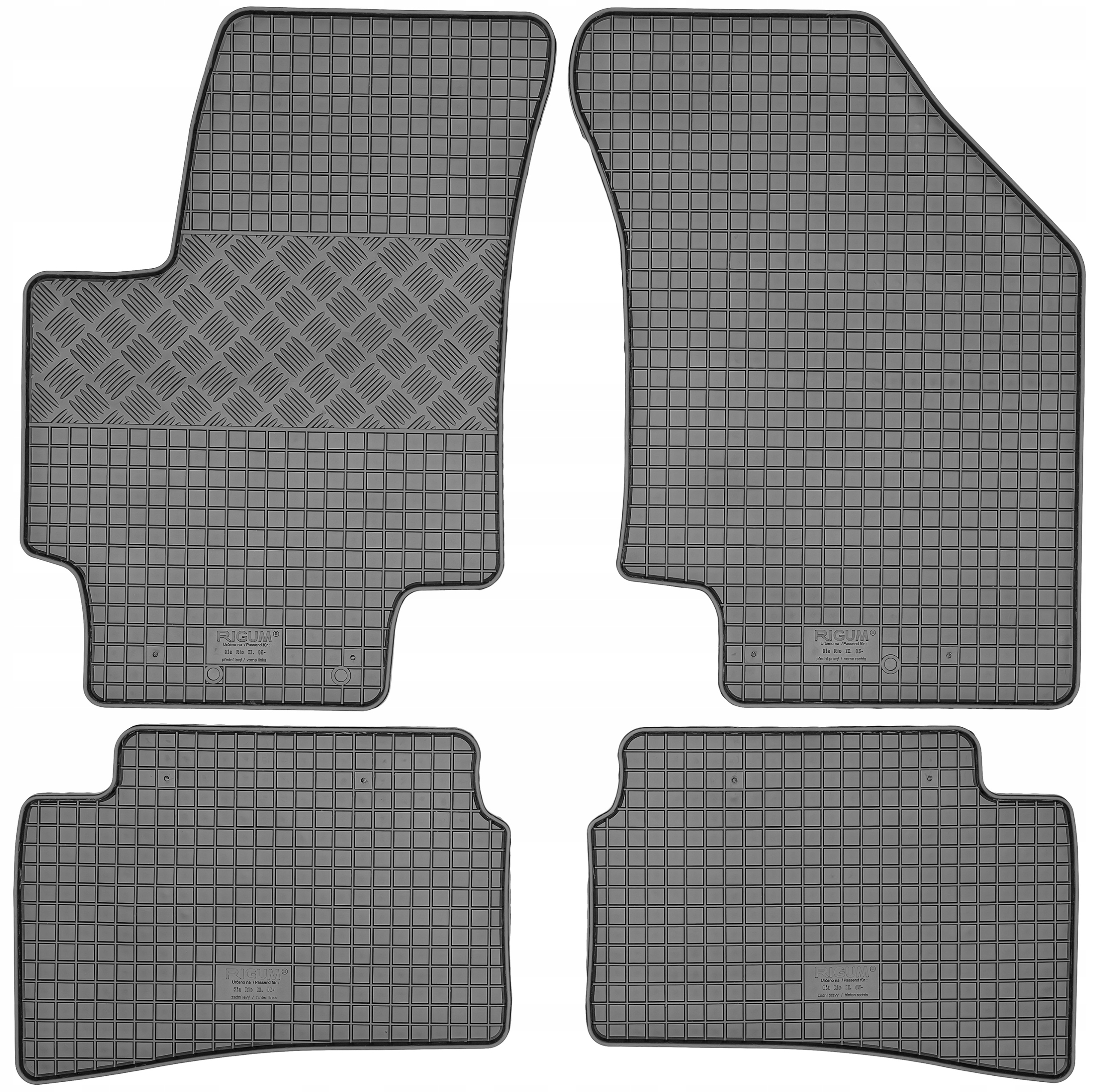Килимки Рігум резинові Vd630 4 el.