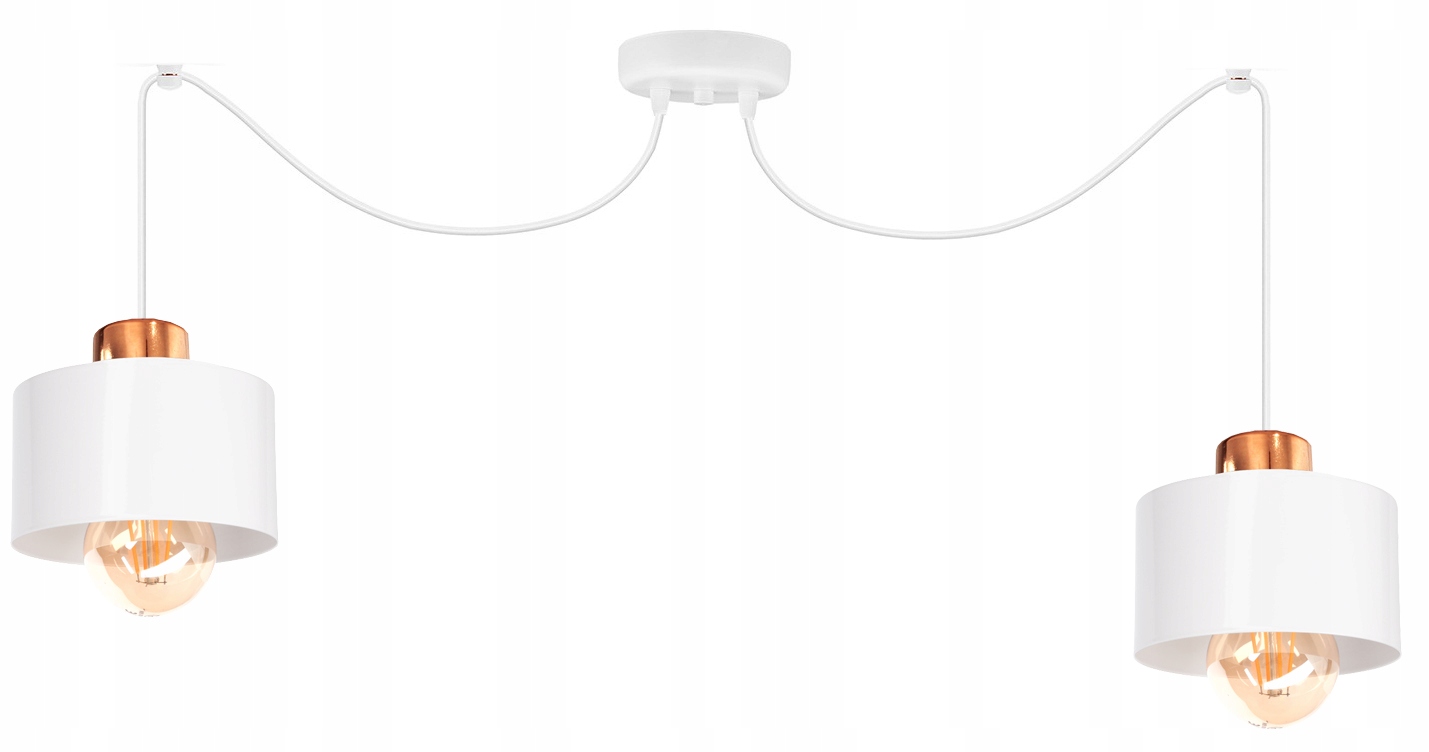 Moderní Led Závěsná Lampa Pavouk, Bílá