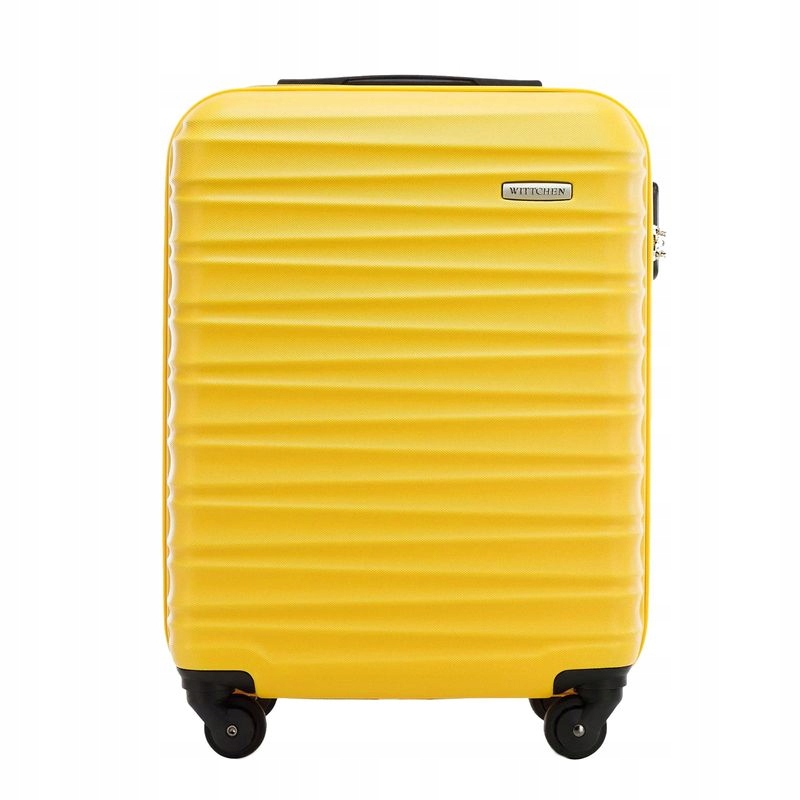 Walizka Kabinowa Abs Wittchen Groove Line 56-3A-311-50 Żółta