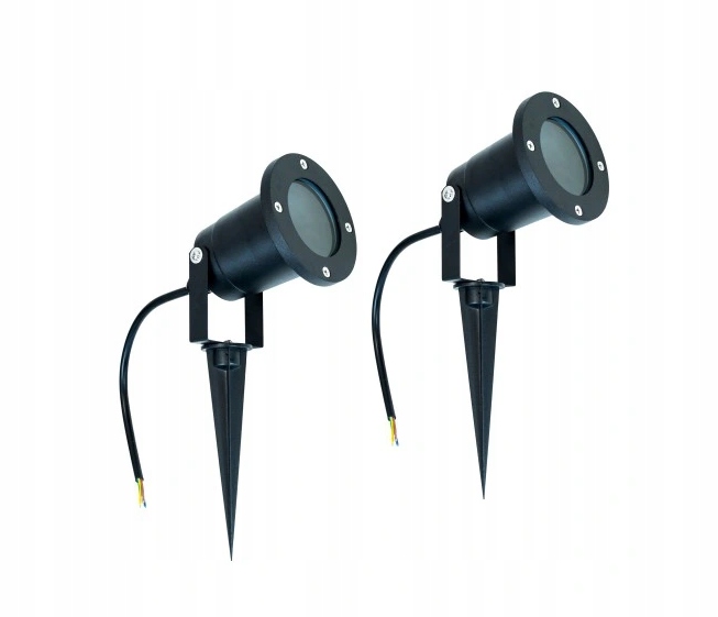 

2x Lampa ogrodowa Led GU10 IP65 Szczelna przewód