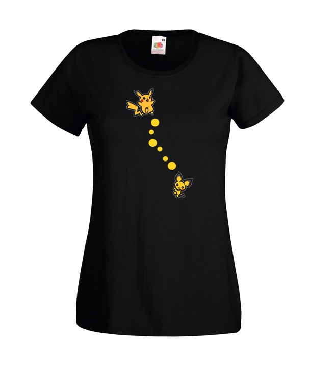 

S Koszulka Damska Pokemony Pikachu Pika Wzory