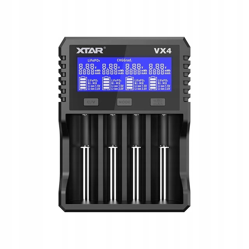 Ładowarka akumulatorów Li-ion 1,5V 3,6 3,7V Li-FePO4 Ni-MH Xtar VX4