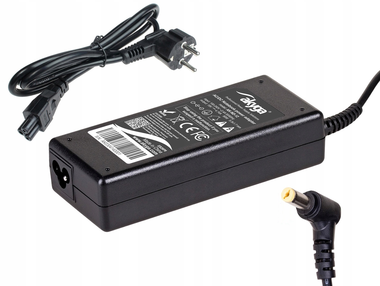 

Ładowarka Zasilacz Do Acer Emachines 19V 4.74 90W