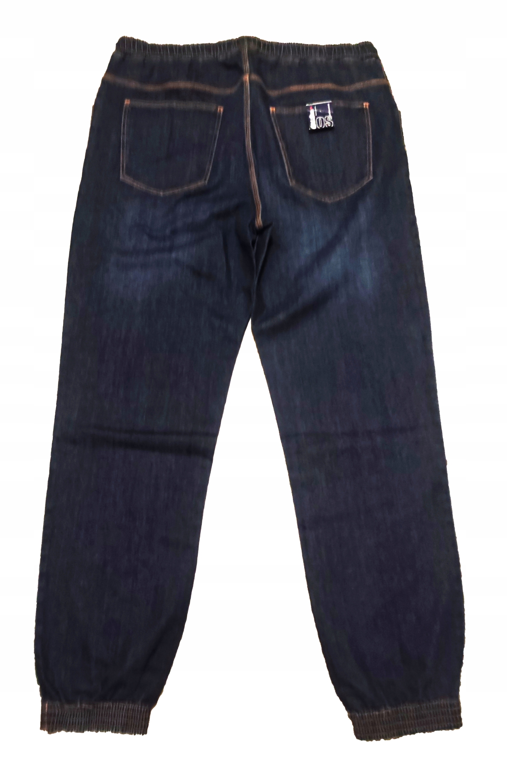 4XL Old Star Velké Joggery Námořnická Modrá Knoflík Pas 122 cm