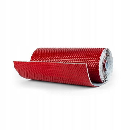 Komínová Páska 3D Hliníková Ryflovaná Ral 3011 Višeň 5 m