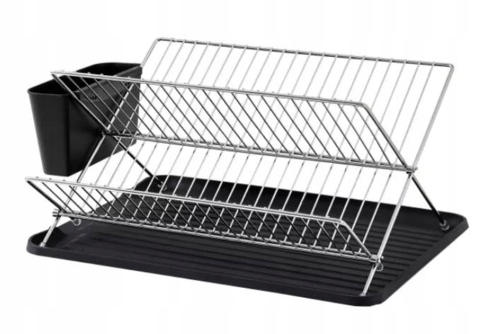 Levně Sušička nádobí na desku 46x33,5x21 kov