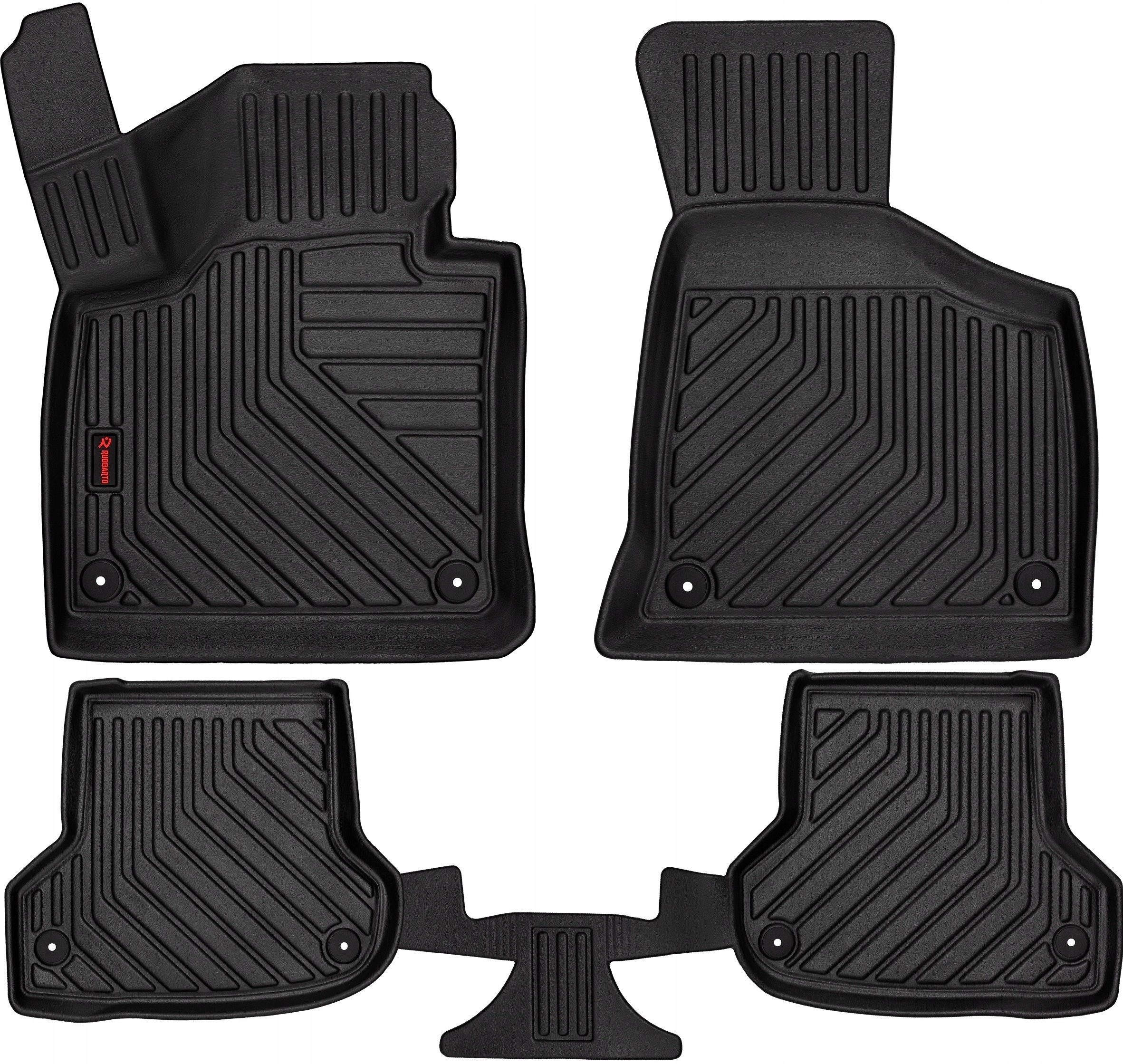 Audi A3 8P II (2003-2012) Dywaniki Samochodowe Korytka Zestaw Premium