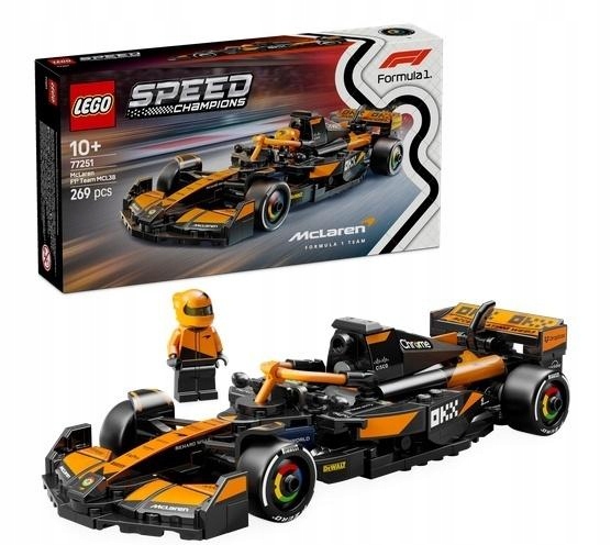 Lego (r) Speed Champions 77251 Formule týmu McLaren F1