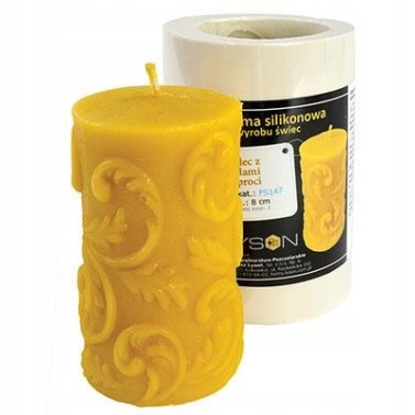 Silikónová forma Valec s výhonkami papradia