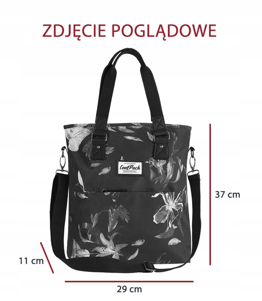 Torba na ramię Amber Zodiac CoolPack damska shopper pojemna duża do ręki Kolor Wielokolorowy