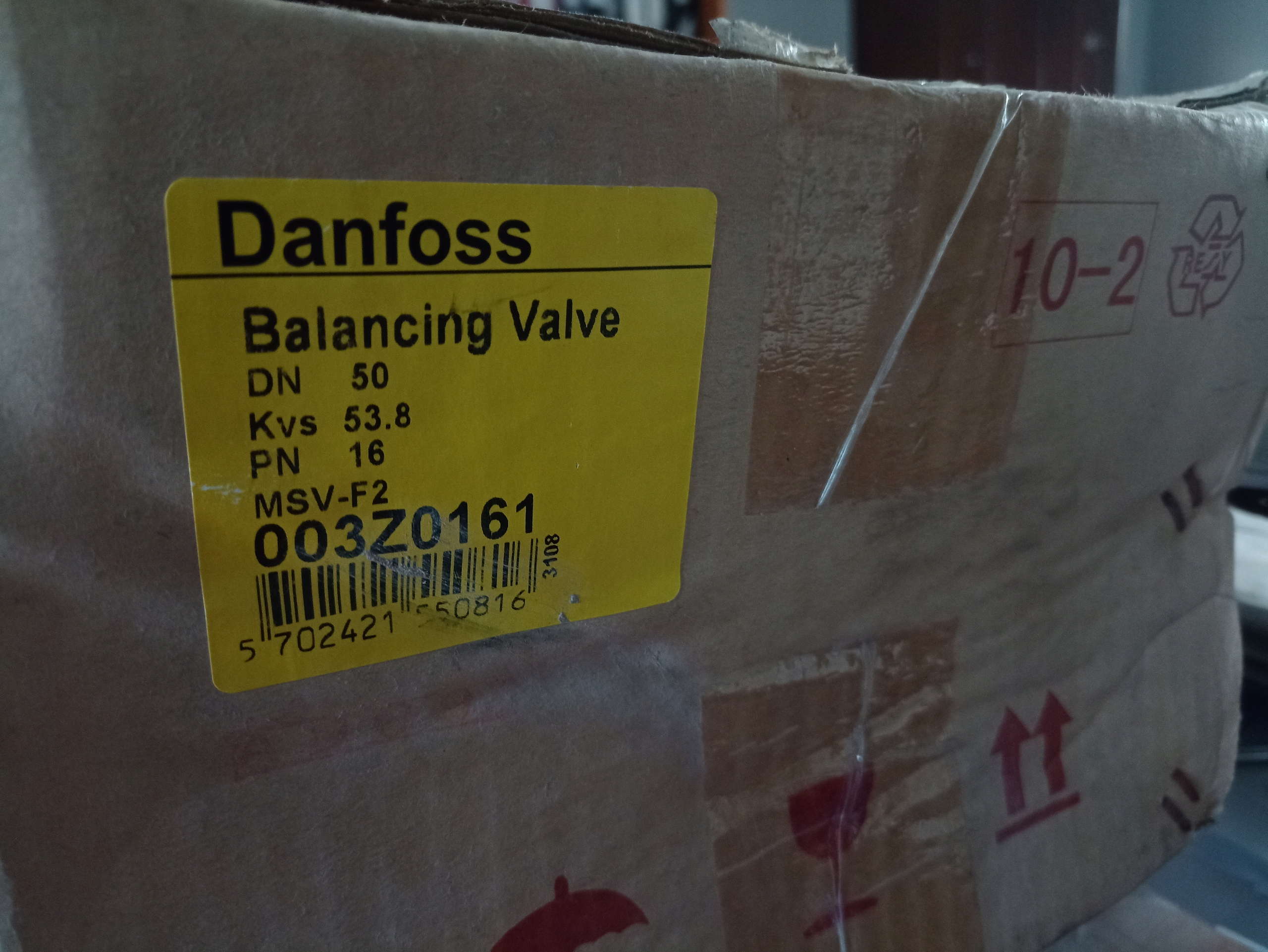 Ręczny zawór równoważący Danfoss MSV-F2 003Z1061
