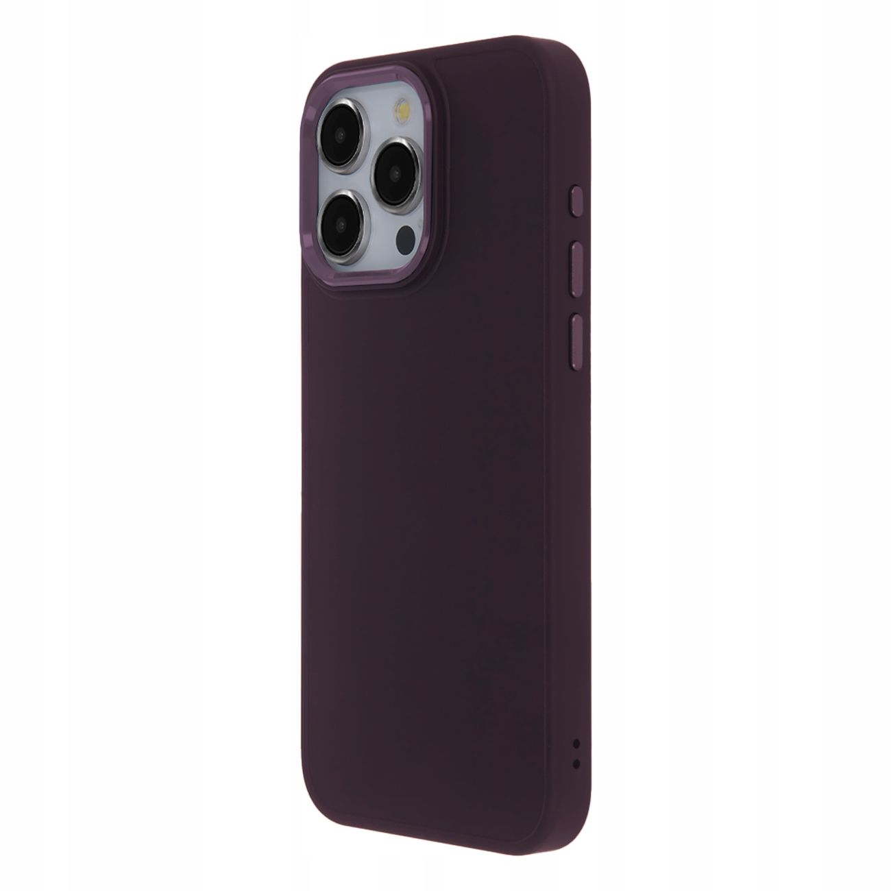 Nakładka Satin Elegant do iPhone 15 Pro 6,1" burgundowa Tecto Shield
