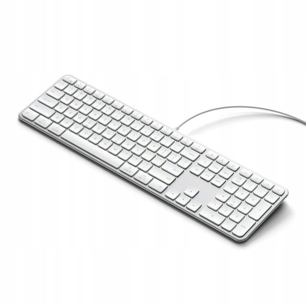 Klawiatura przewodowa Usb A/usb C Qwerty Dual (Mac/Windows) Satechi Slim LX