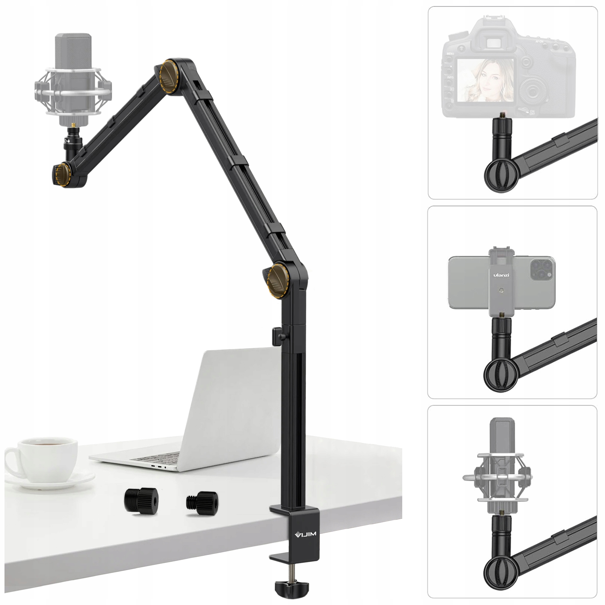 Profesionální studiový stolní stativ pro mikrofon Ulanzi Vijim LS25