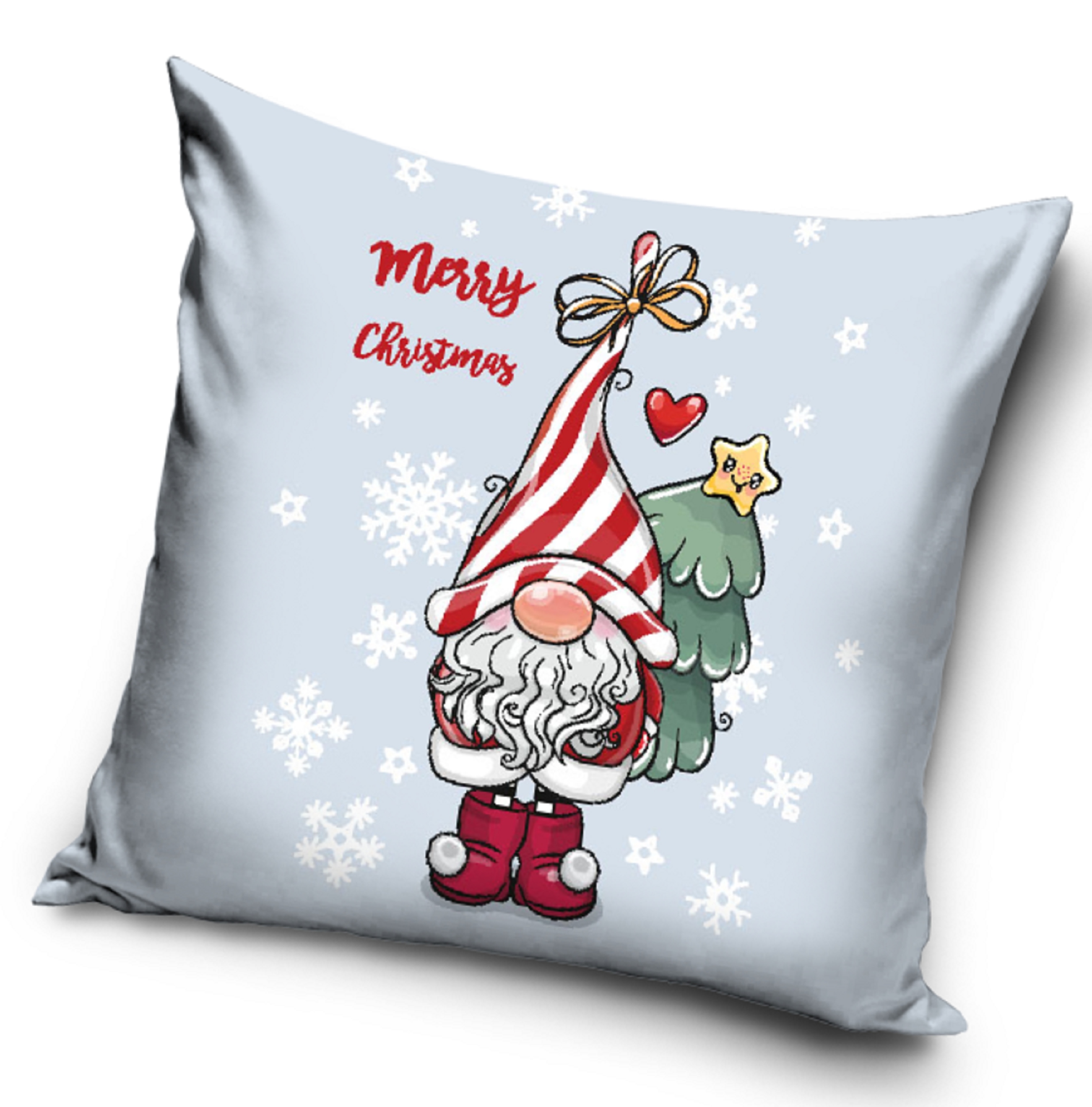 

poszewka 40x40 świąteczna skrzat Xmas dla dzieci