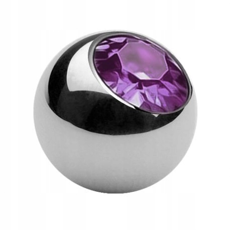 

Stalowa kulka z kolorowym 1,2/3 purpurowy