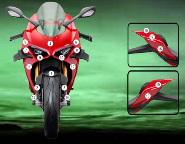 Ducati Panigale V4 2020 Ochranná Fólia Eazi-grip