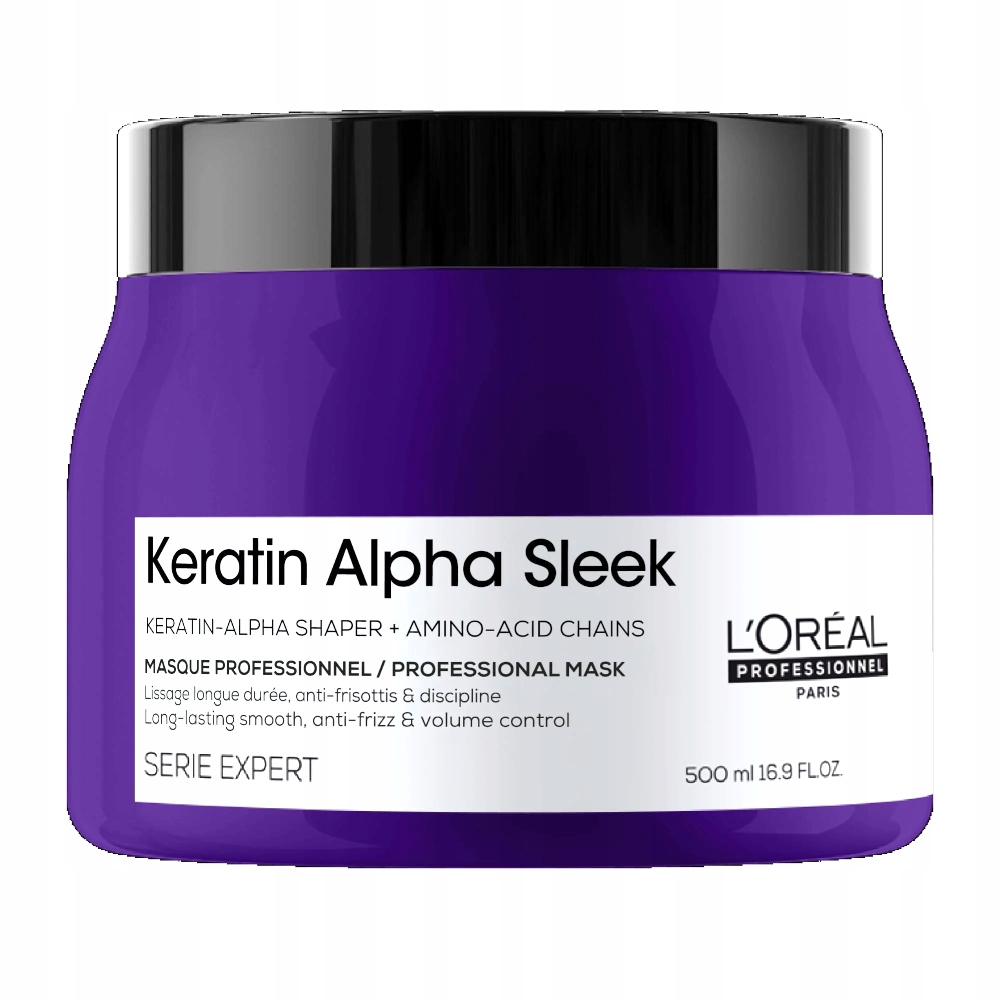 Loreal Keratin Alpha Sleek Vyhlazující maska 500 ml
