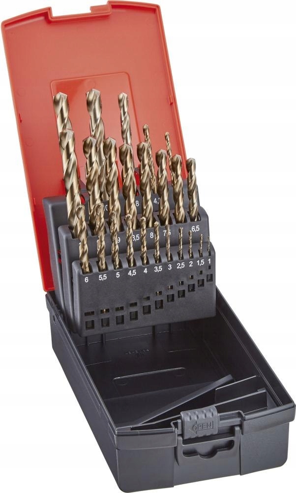 FORMAT Zest. wierteł krętych HSSE Gold 1-10,5mm