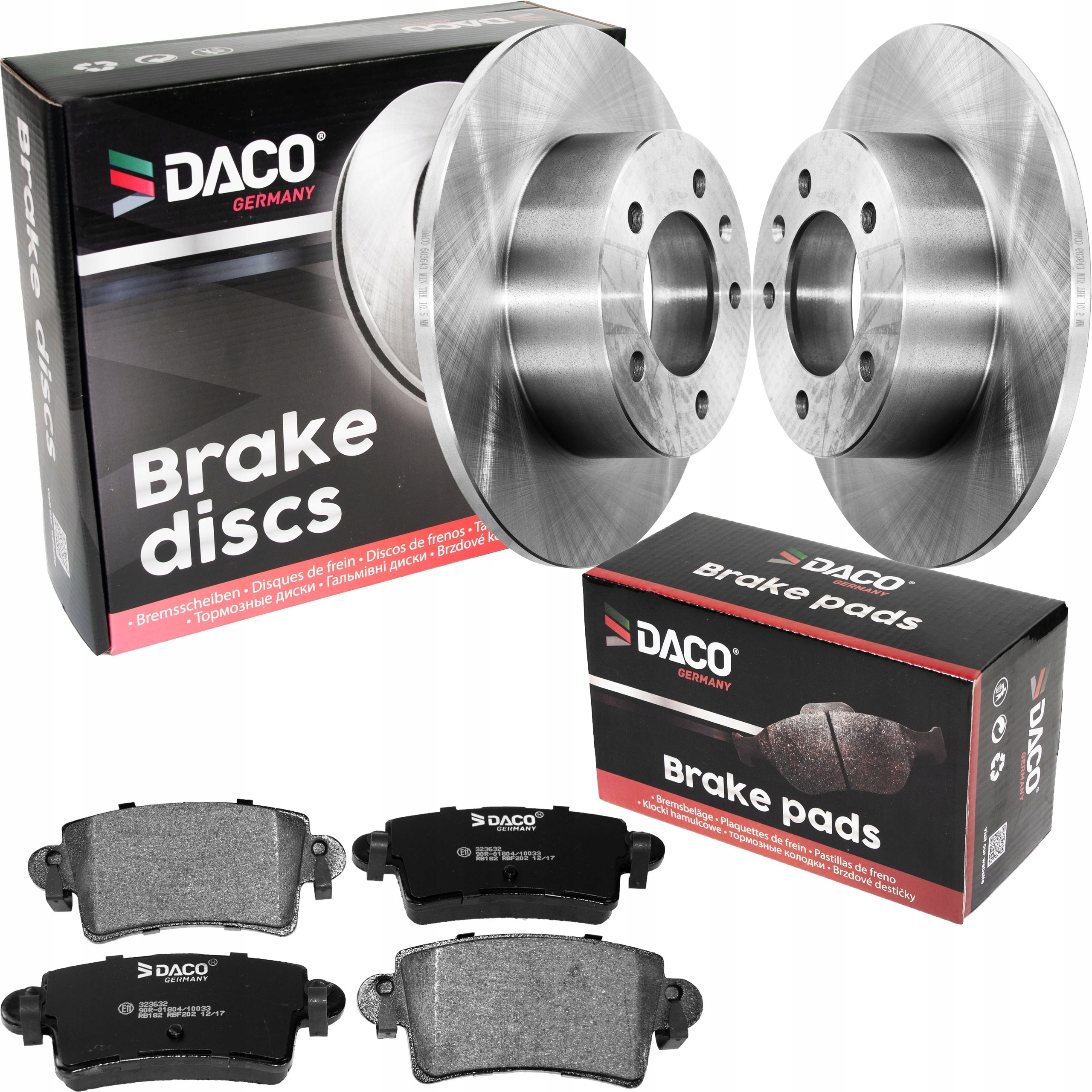 603643 - Диски и колодки задняя часть Interstar Movano Master II III