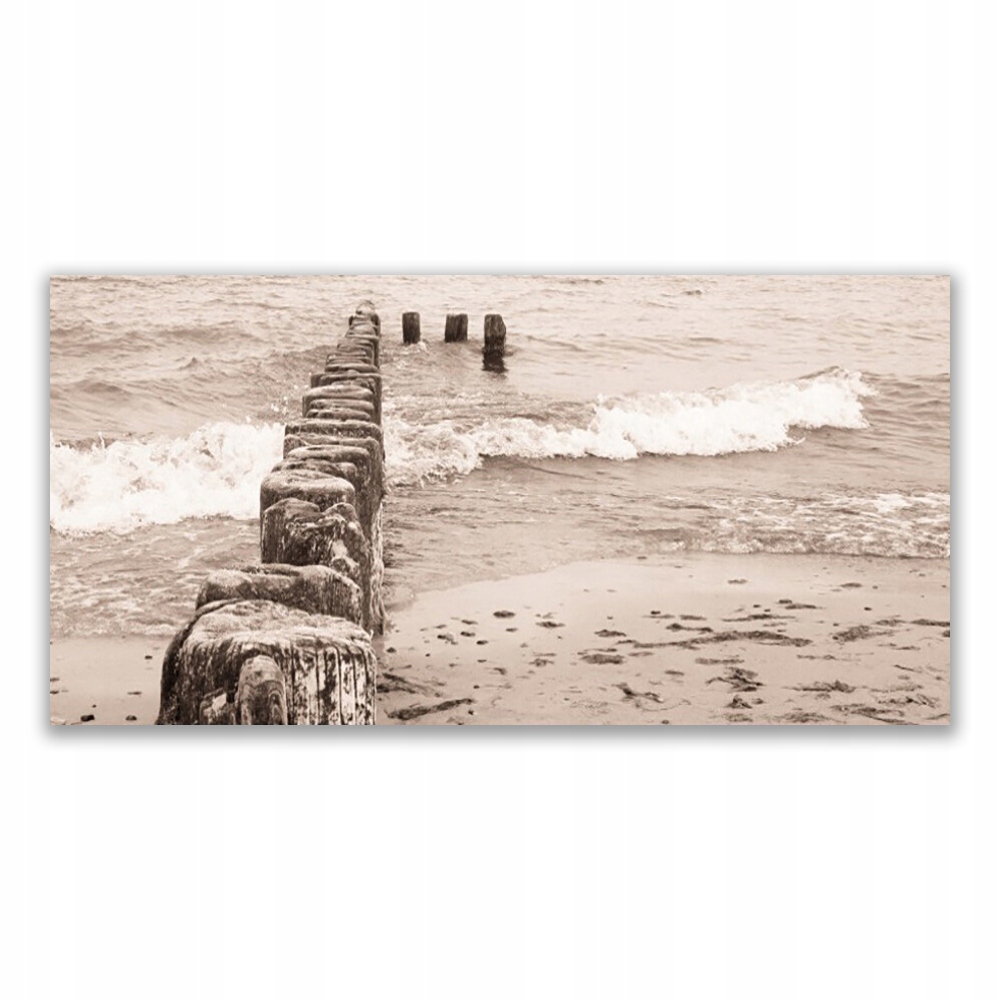 

Fotoobraz wiszący 120x60 Morze Plaża Architektura