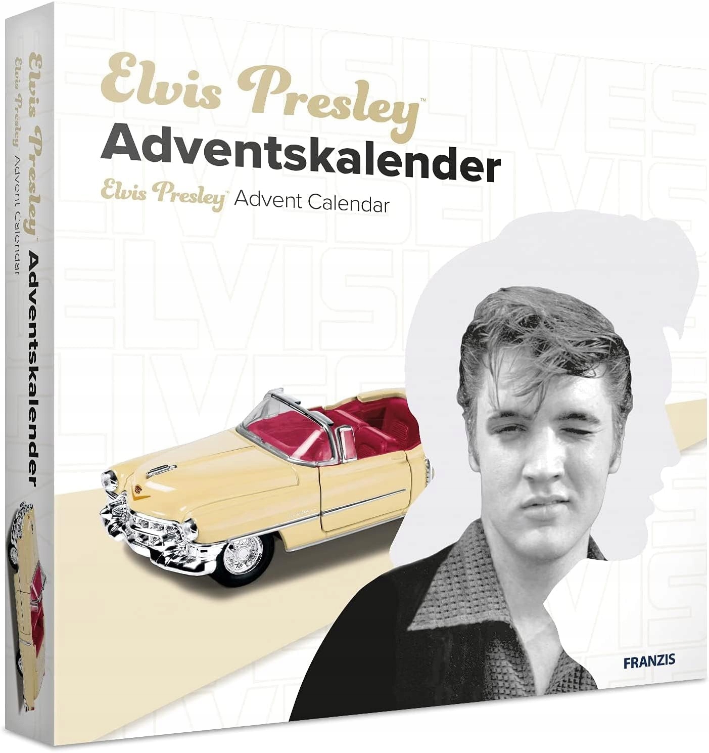 Cadillac Eldorado 1953 Elvis Presley Adventní kalendář Model pro skládání