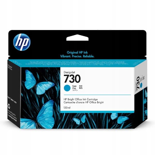 Atrament Hp 730 modrý (cyan) P2V62A