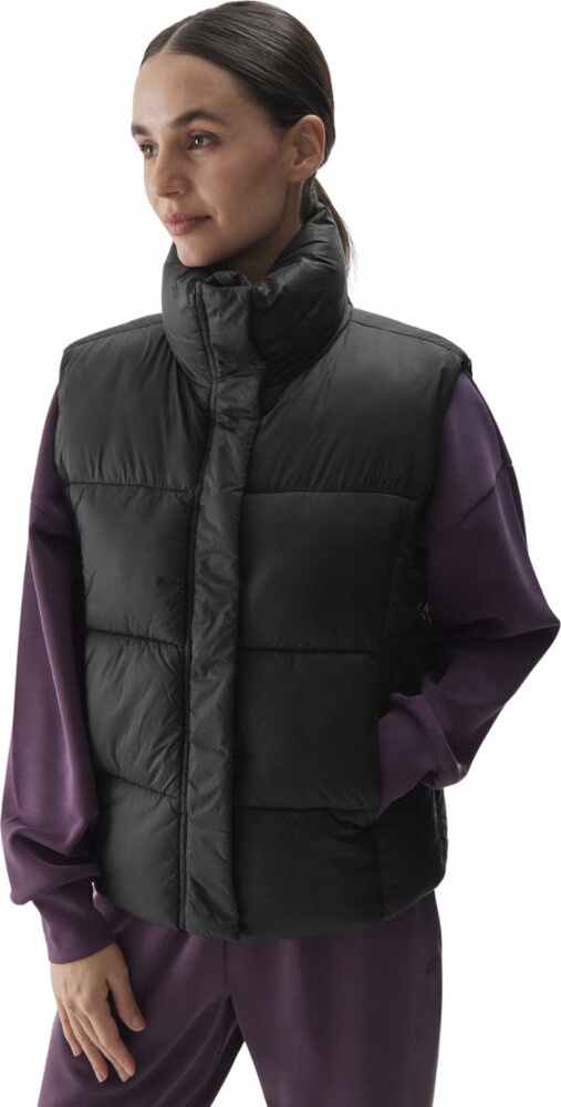 Dámská Vesta 4F F140 Černá 4FWAW24TVJAF140 vel 2XL