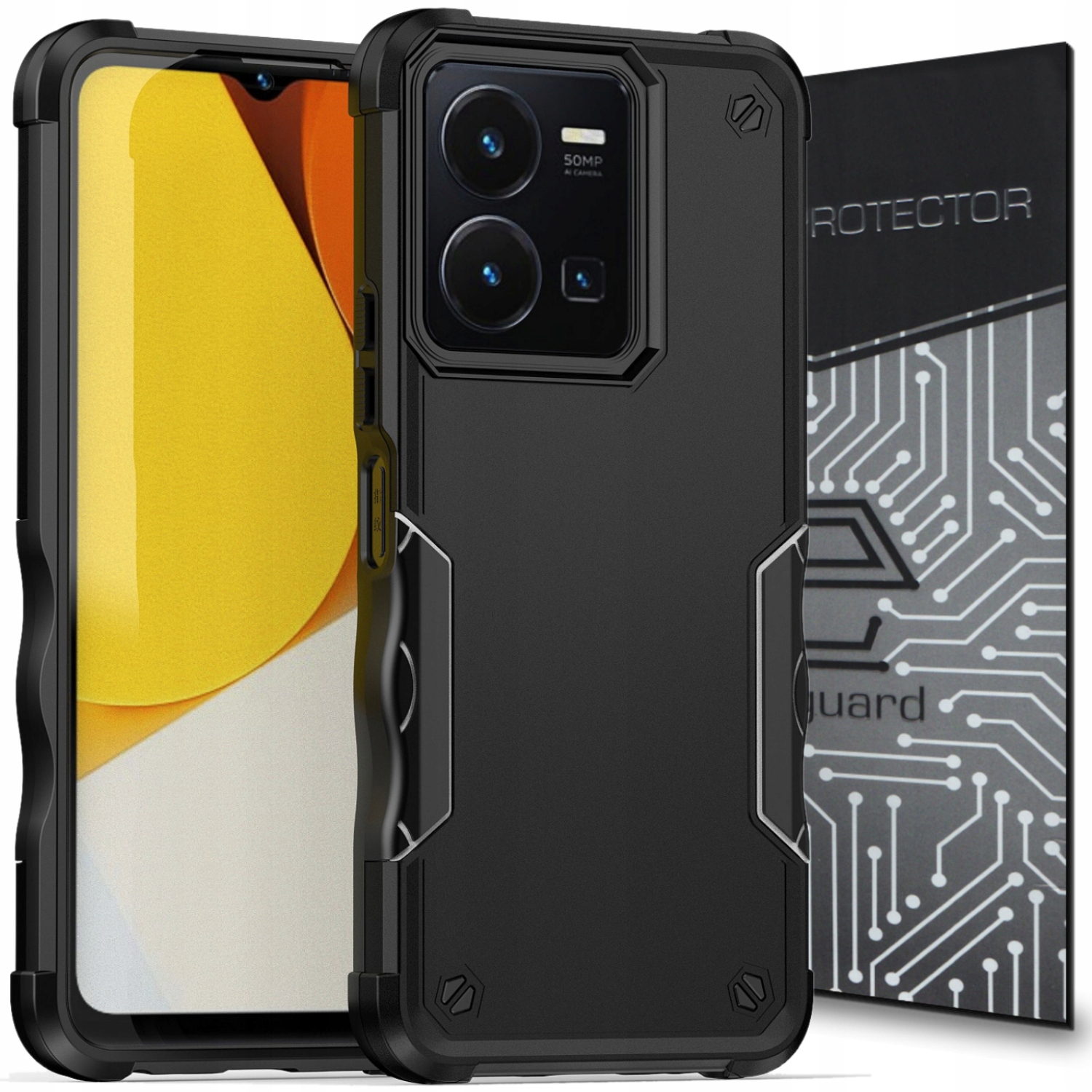 

Obudowa Etui Pancerne Szkło do Vivo Y22S Y35