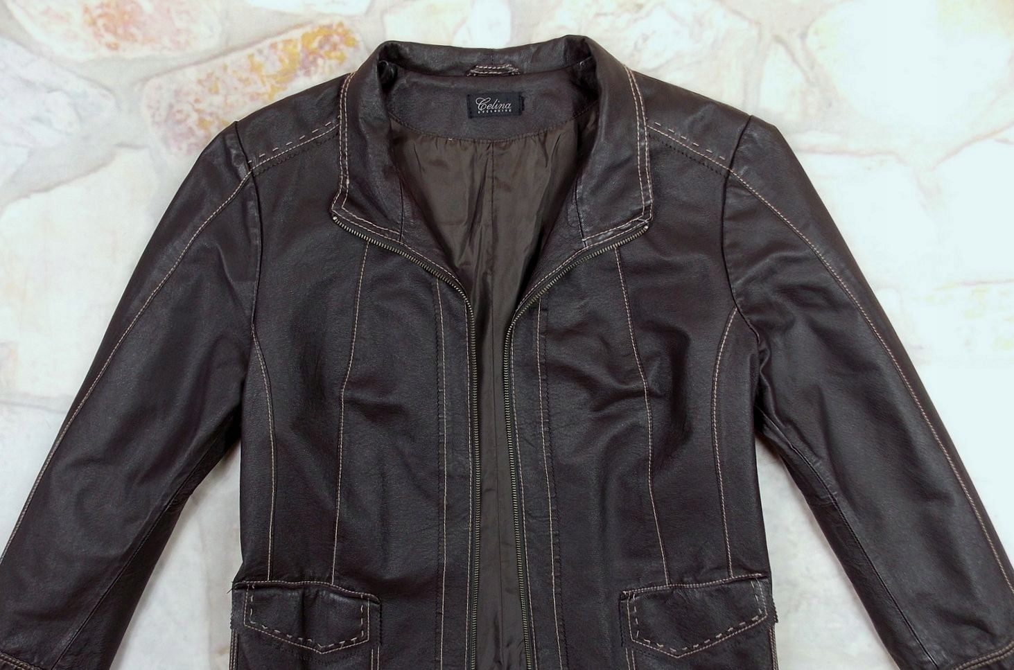 Celina kurtka skórzana styl ramoneska 48 Rodzaj ramoneska