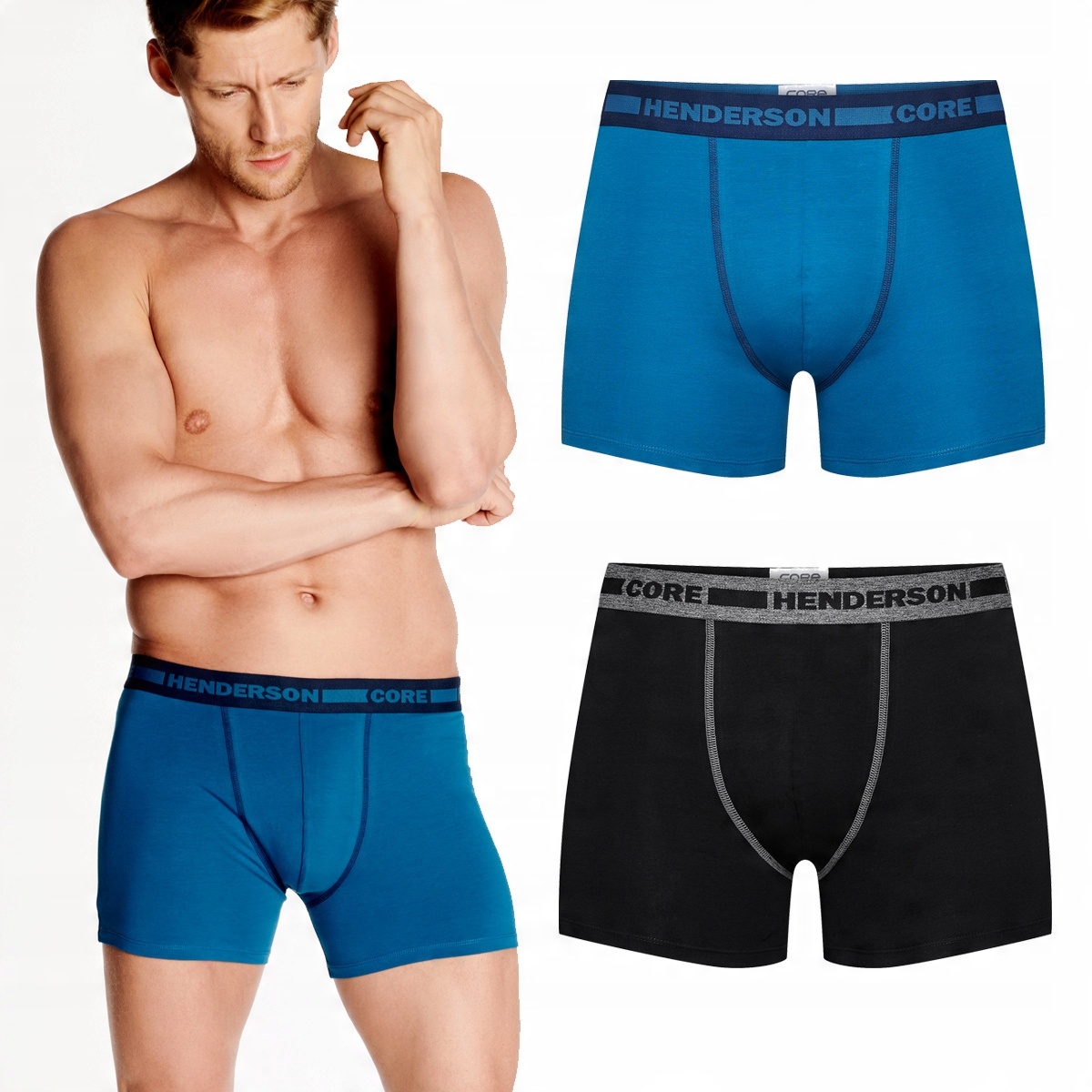 

2x Bokserki z Dłuższą Nogawką Henderson 003 *XL