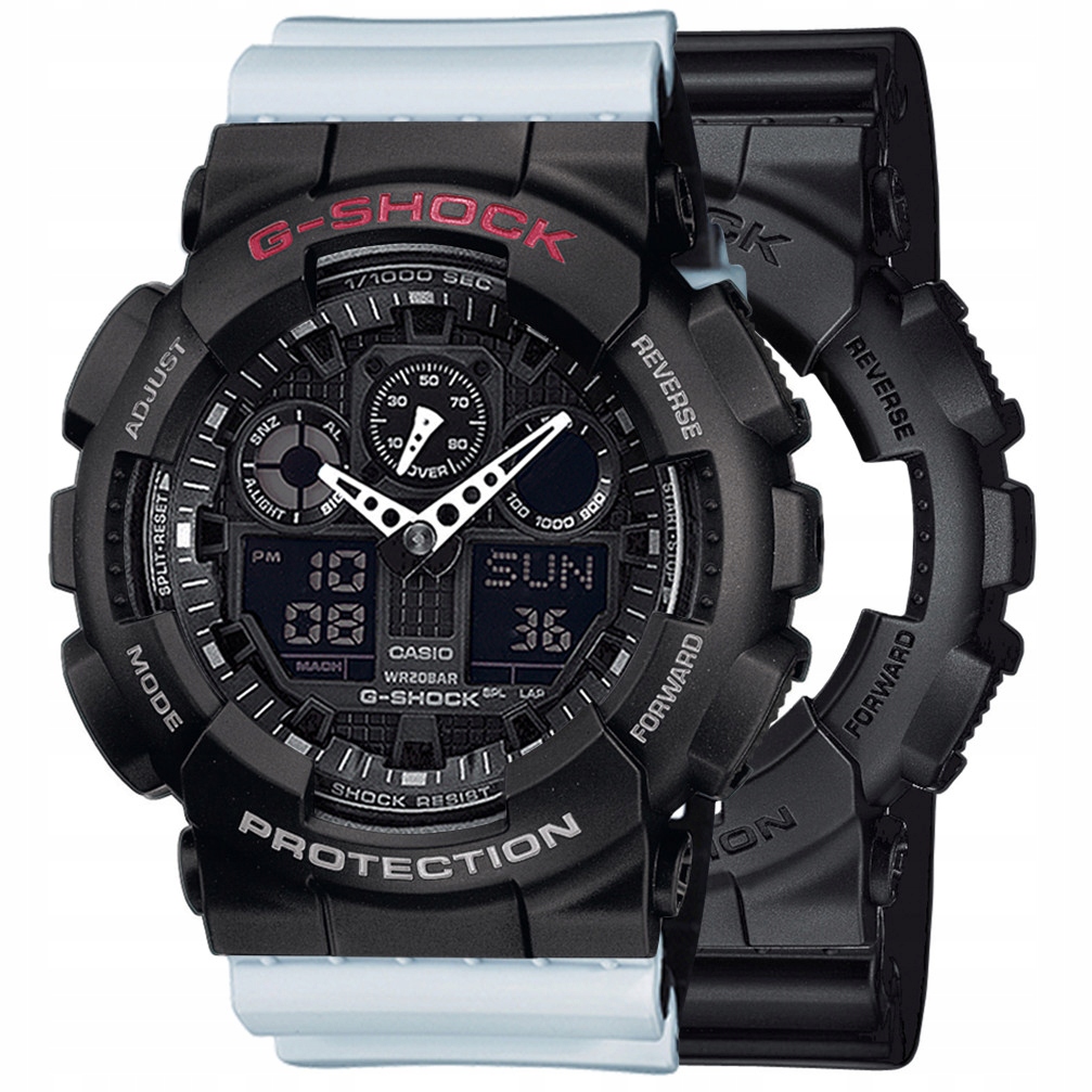 Hodinky Casio G-Shock Set GA-100-1A1ER Bezel 10378531 Řemínek 10527469