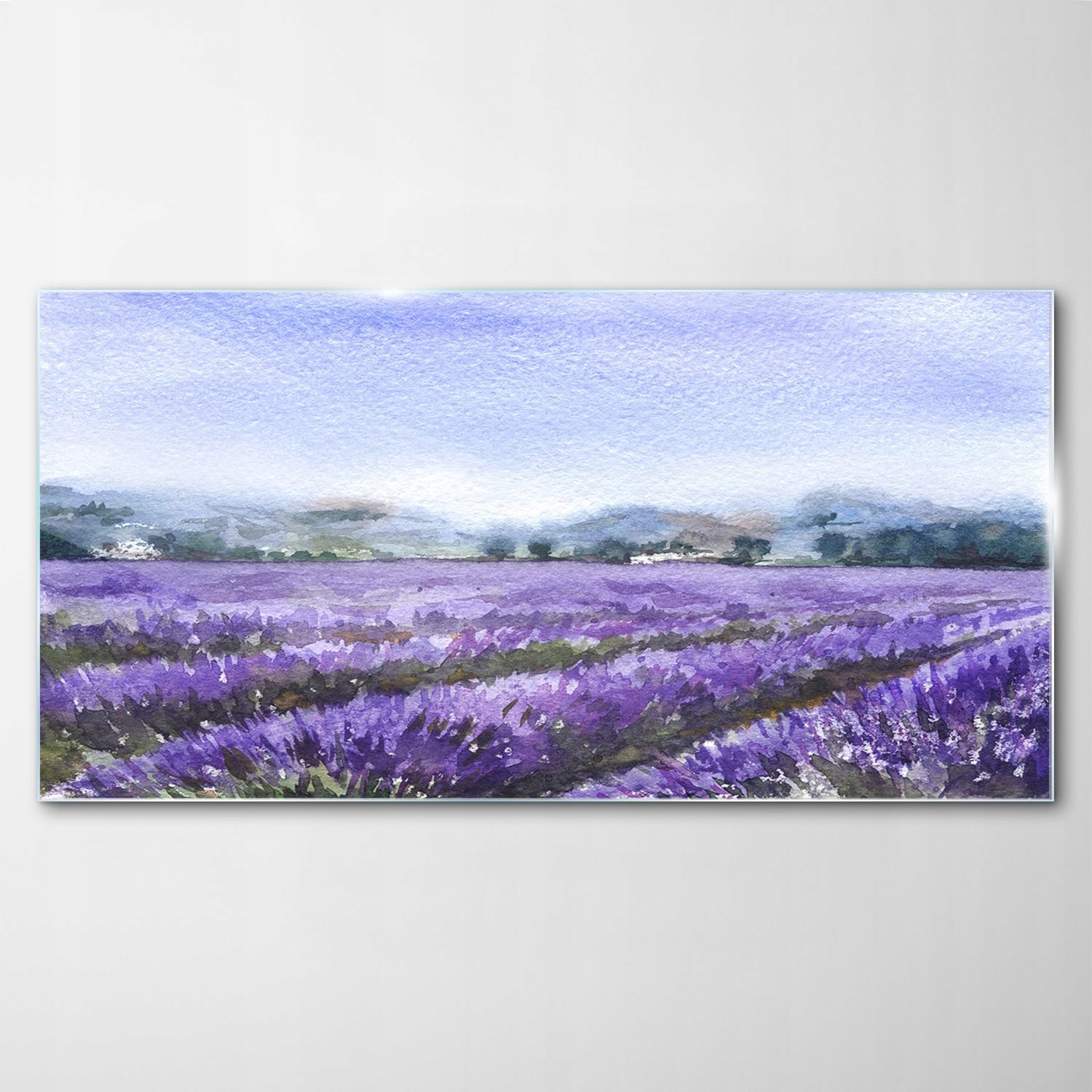 

Hartowany Obraz Szklany Krajobraz Lawendy 120x60