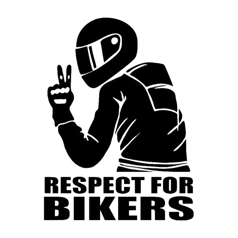 

Naklejka Auto Szybę Respekt Dla Motocyklistów V