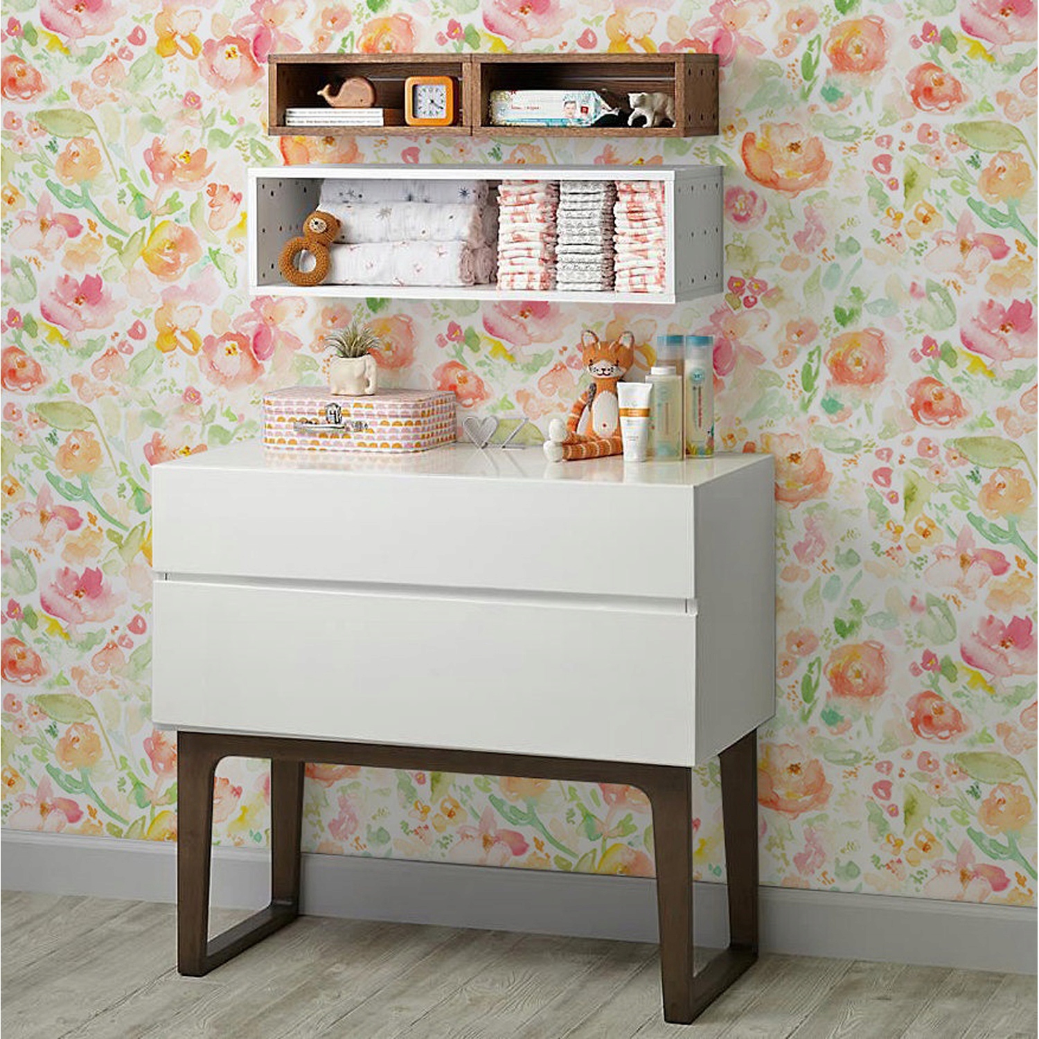 

Tapeta flizelina Malowane kwiaty 104x70 cm + klej
