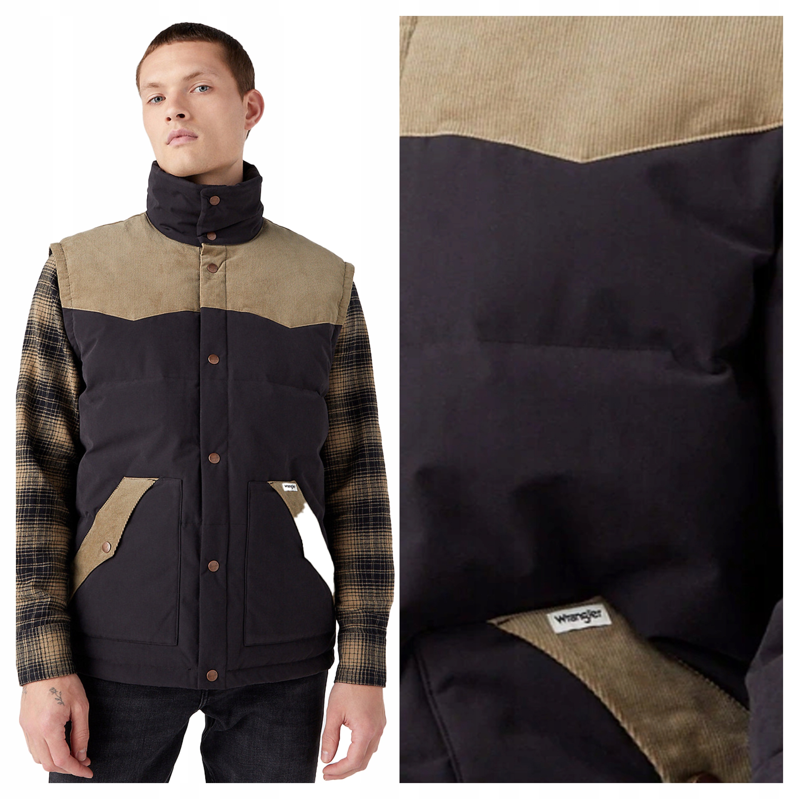 Wrangler Detachable Sleeve XL Pánská zimní bunda