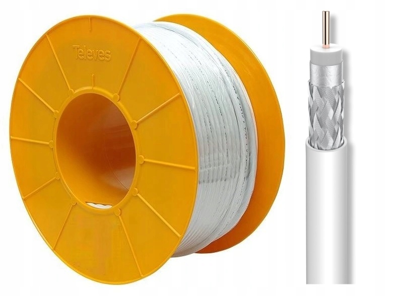 

Kabel Przewód Antenowy Koncentryczny Televes 100m