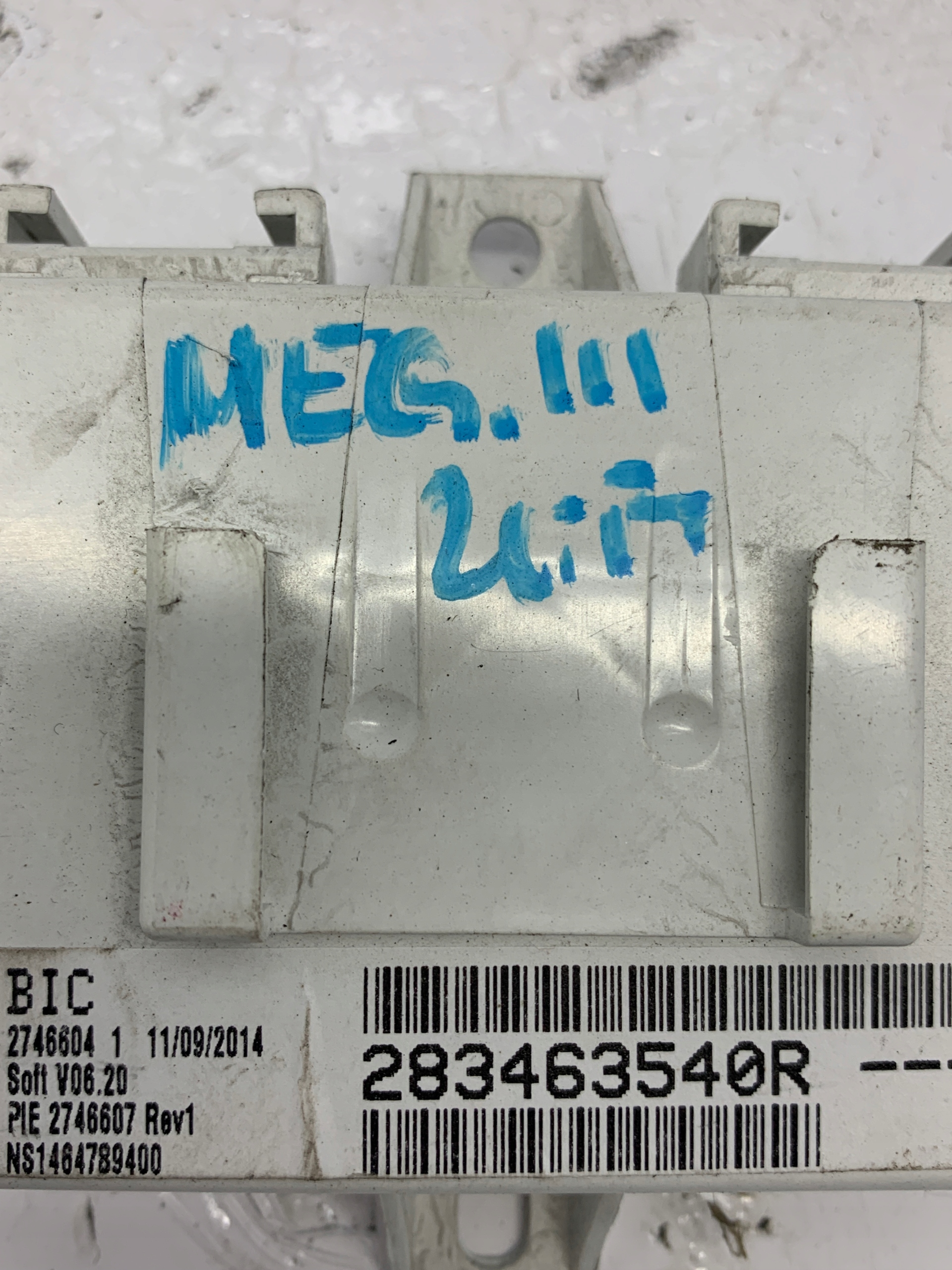 module control unit RADIA 283463540R RENAULT