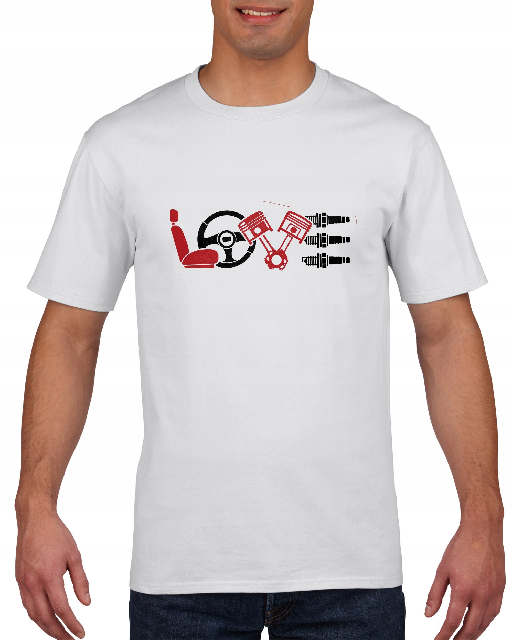 

Koszulka meska Kocham Samochody Love Cars S