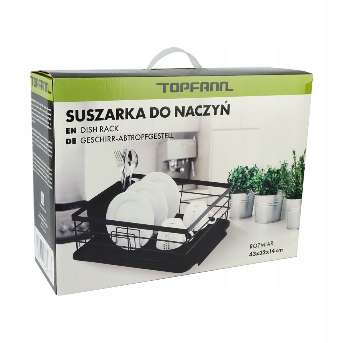 SUSZARKA DO NACZYŃ OCIEKACZ NA NACZYNIA CZARNA Typ jednopoziomowa