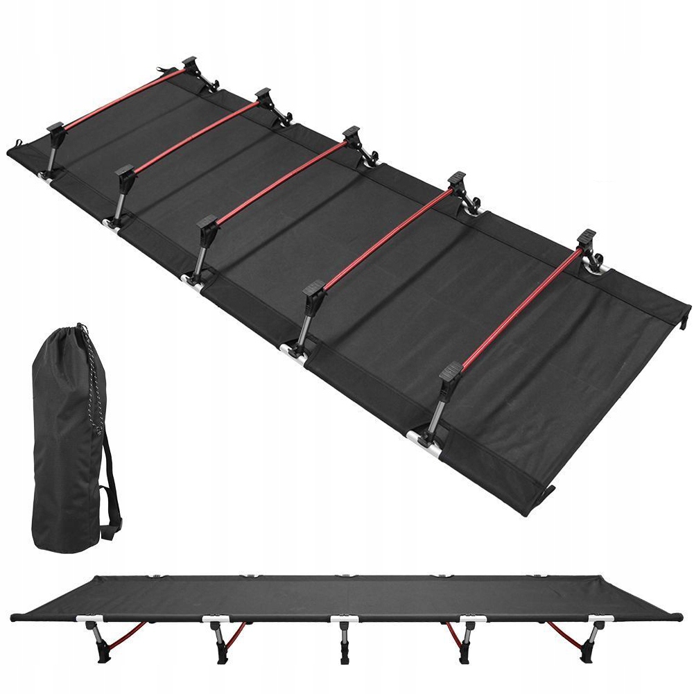 Turistická Skládací Venkovní Polní Postel Přenosná 190×66×14.5 cm