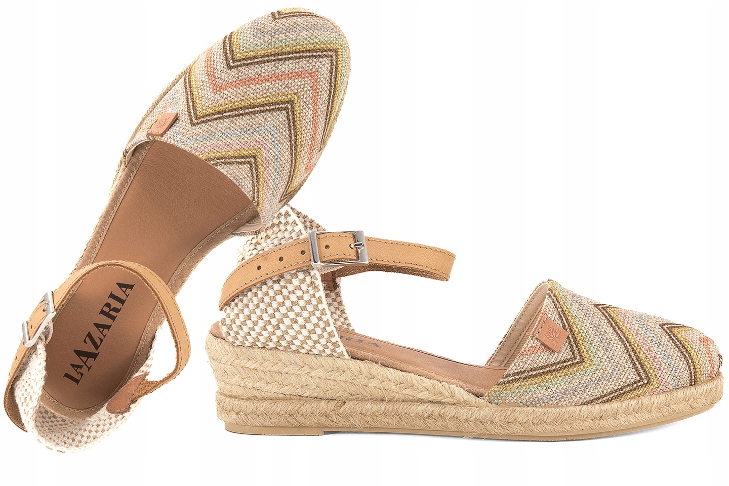 La Azaria 230759 Espadrilky Dámské Textilní Sandály Na Klínku 37