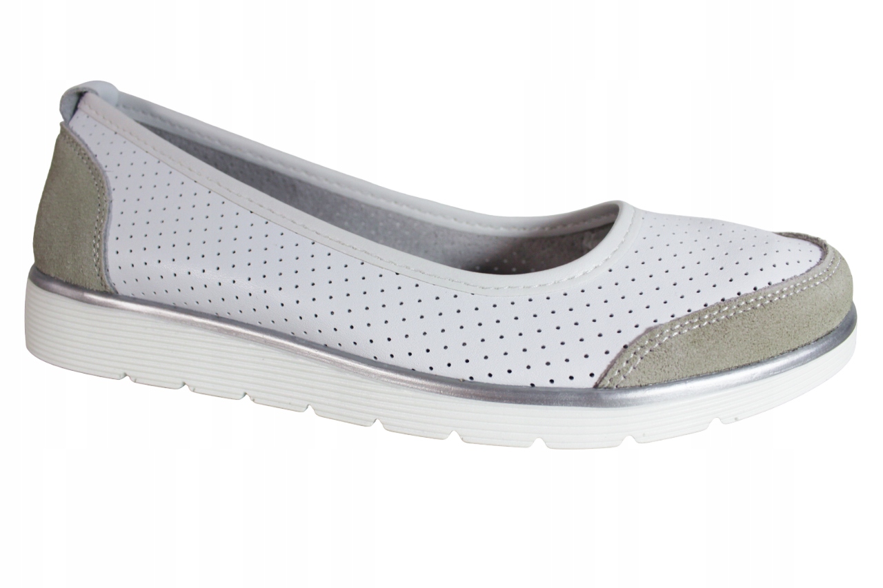 Polobotky Filippo DP4524 VEL.40 Kůže Bílá Lico