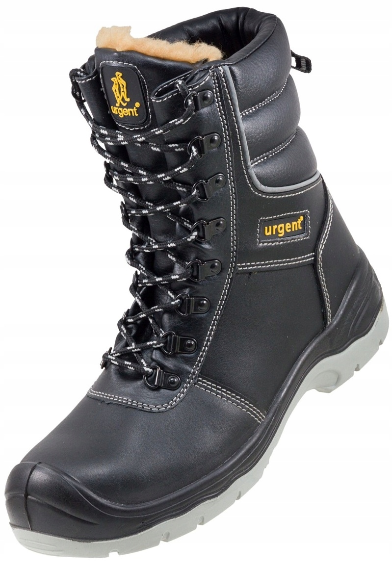 Buty robocze ochronne obuwie męskie zimowe Ocieplane z podnoskiem S3