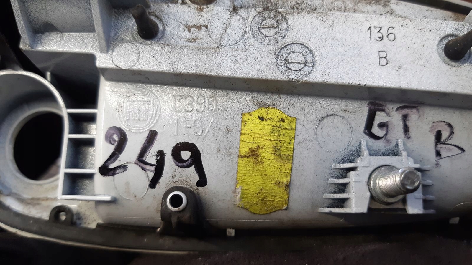 handle front front right 249 Fiat Grande Punto 1,3 JTD